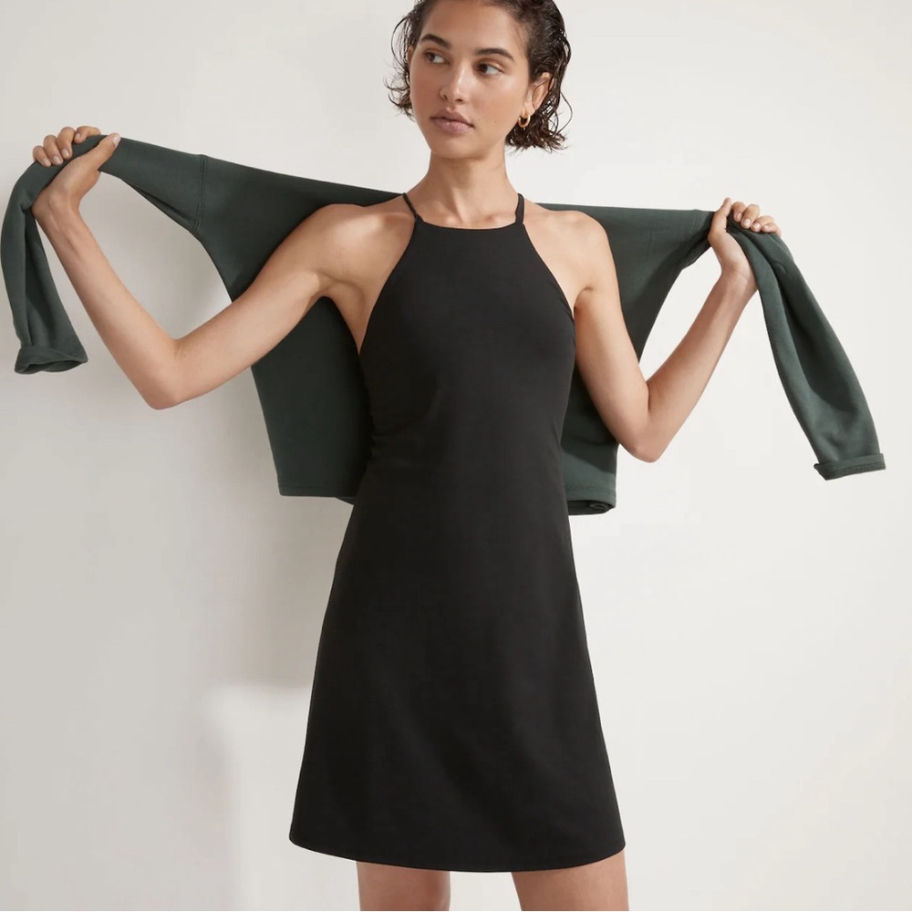 MADEWELL NWT - Flex Fitness Dress Black